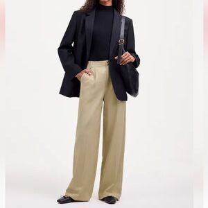 Madewell Harlow Wide-leg pant in Drapey Twill NWT